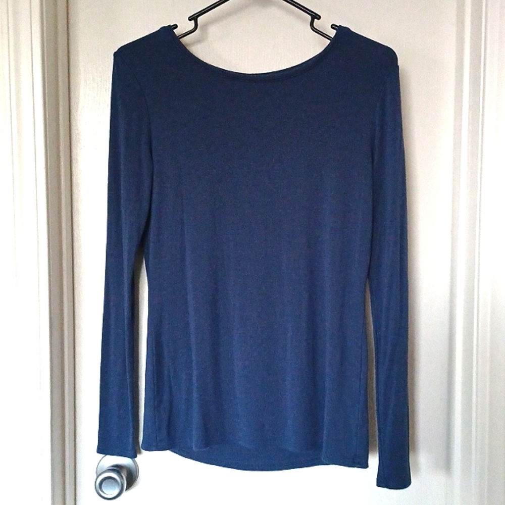 Blue Soft Long Sleeve Tee